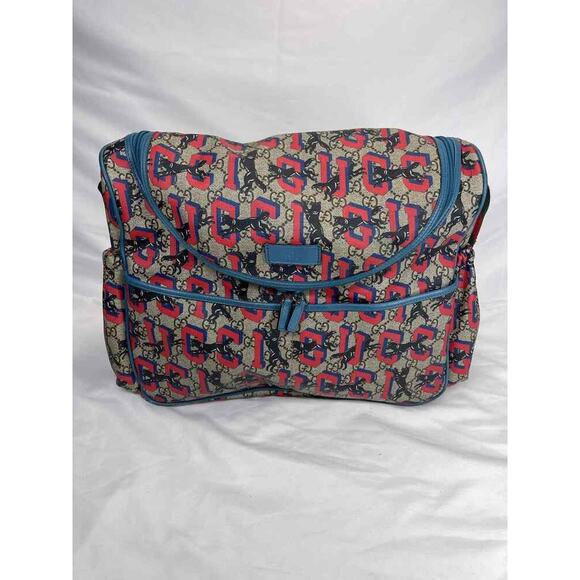 Gucci GG Supreme Wolf Diaper Bag SPB-JB 356247 - Picture 3 of 16